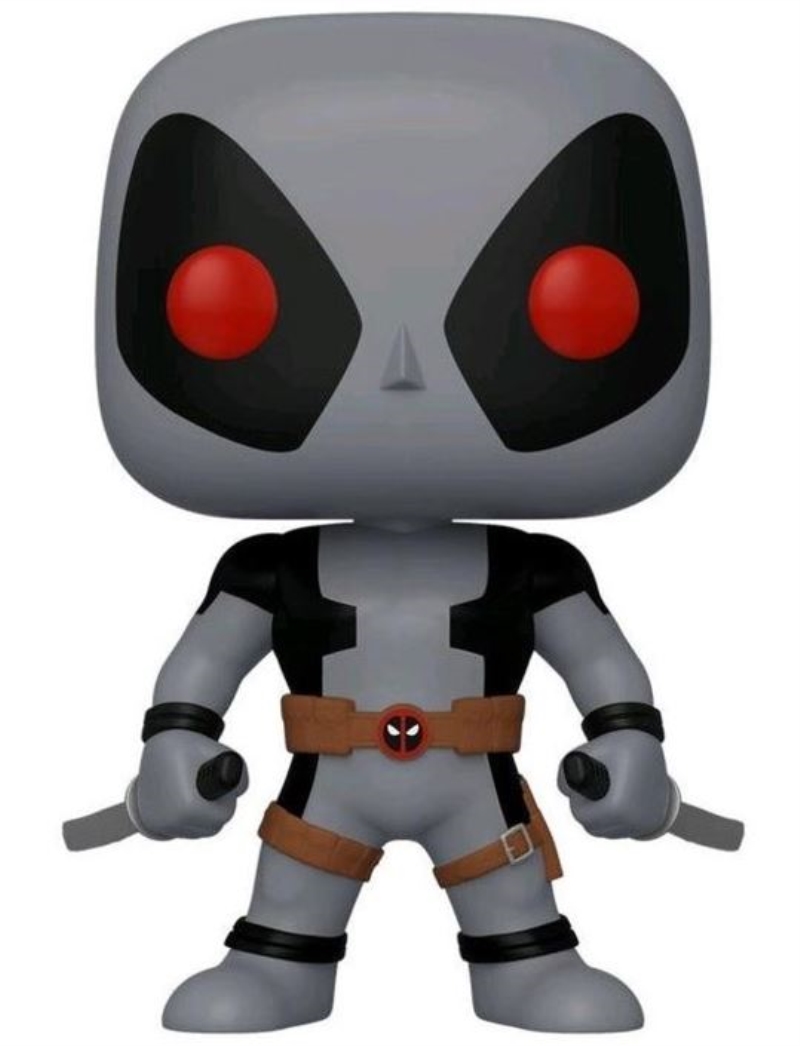 FUNKO ACTION FIGURES FUNKO POP MARVEL 10" DEADPOOL W/ SWORDS GREY